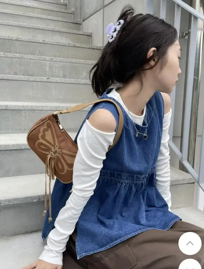 김아홉 ming denim vest