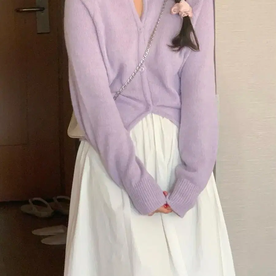 리브아워 blush cardigan + ella skirt 코디 세트