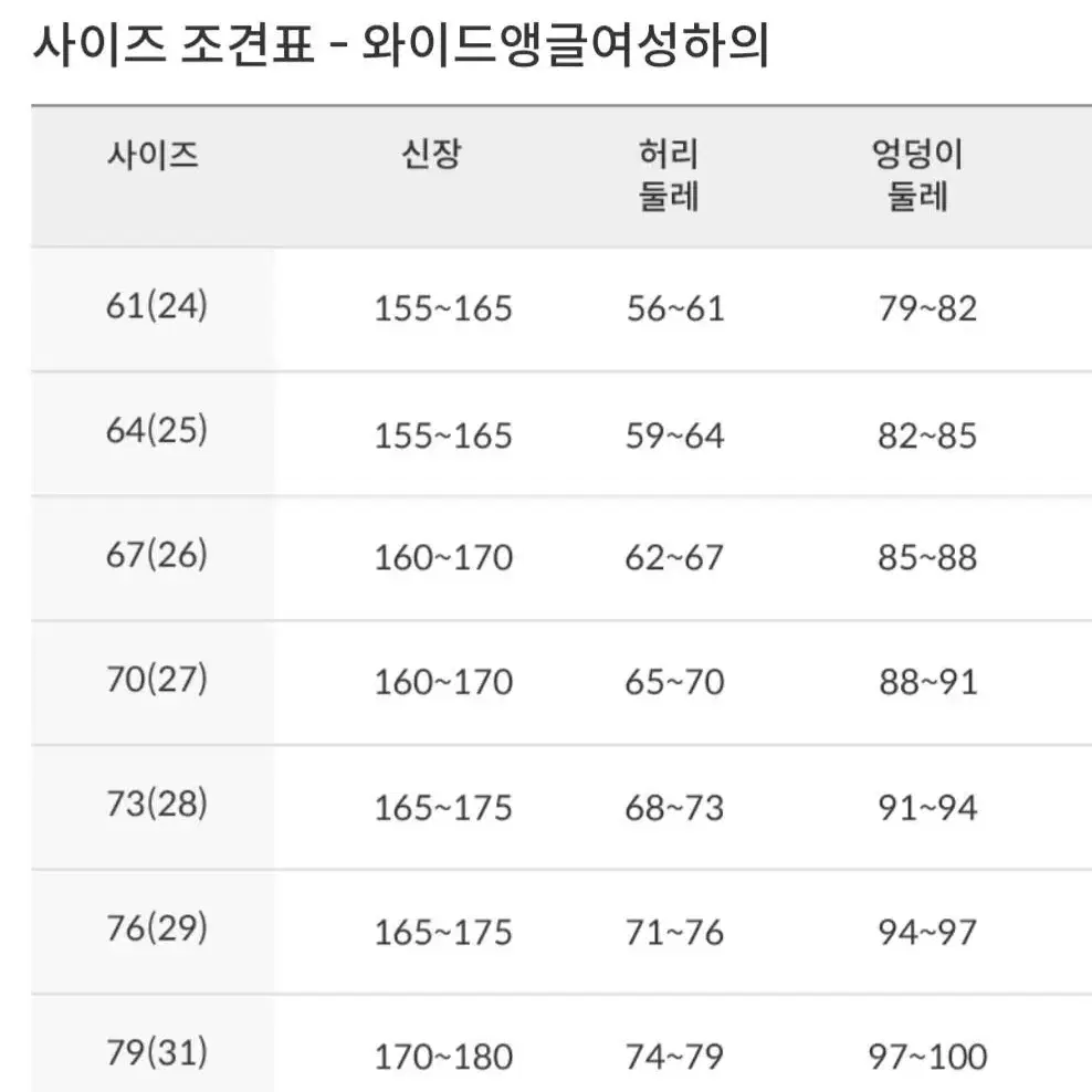 와이드앵글 패턴 큐롯