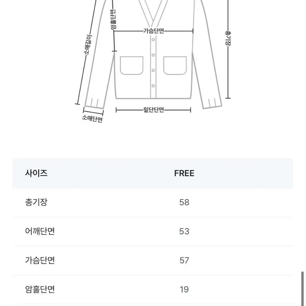 아미드 베이직 브이넥 가디건 블랙