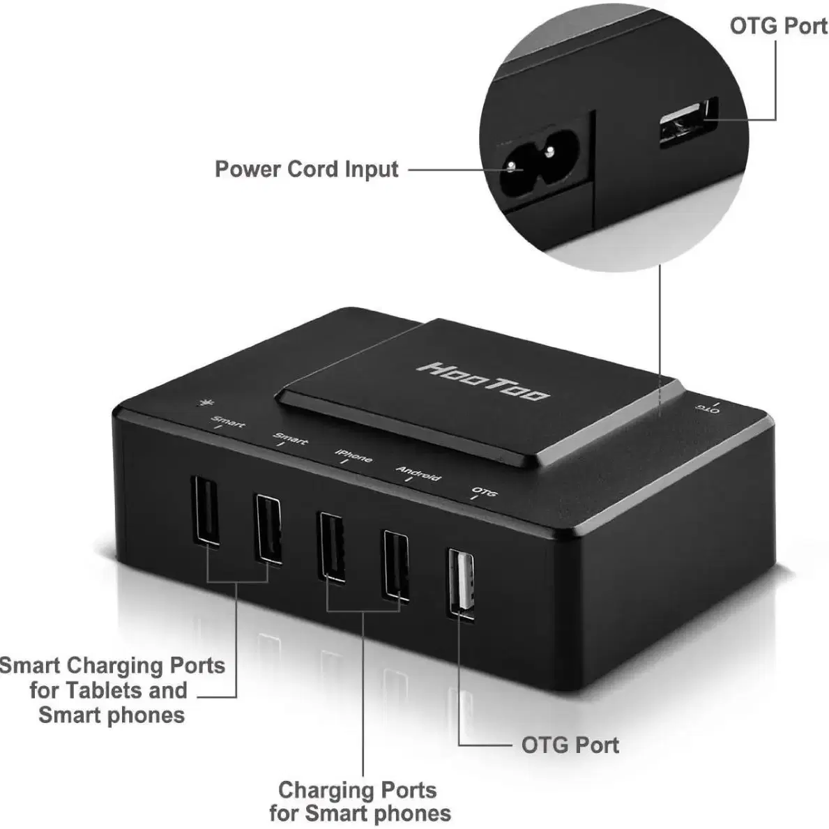 스마트 USB 멀티 충전기 허브 OTG 미개봉 새제품