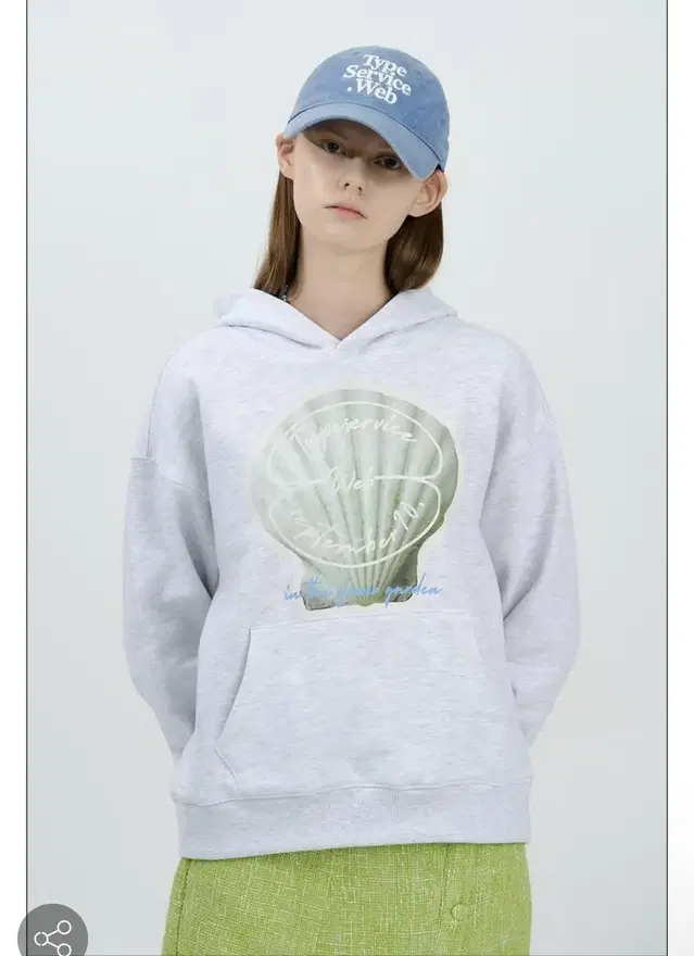 타입서비스 typeservice Sea Shell Hoodie 후드티