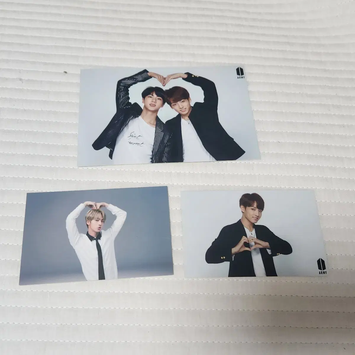 3rd,4th Amiibus photocard WingPacCon jeon jungkook Kim Seokjin