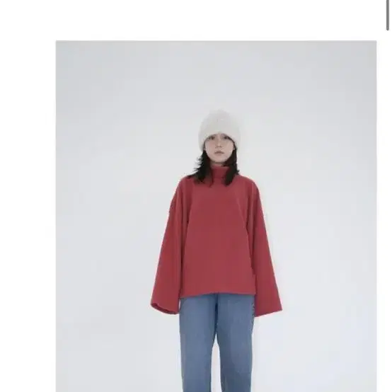 (비스켓색상) 에프터먼데이 boxy pull over pola top