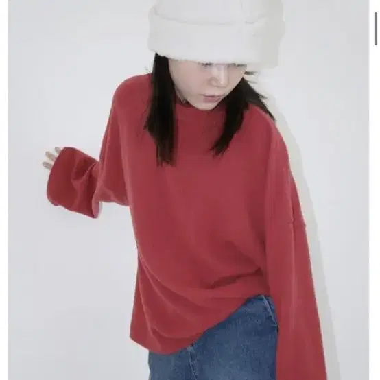 (비스켓색상) 에프터먼데이 boxy pull over pola top