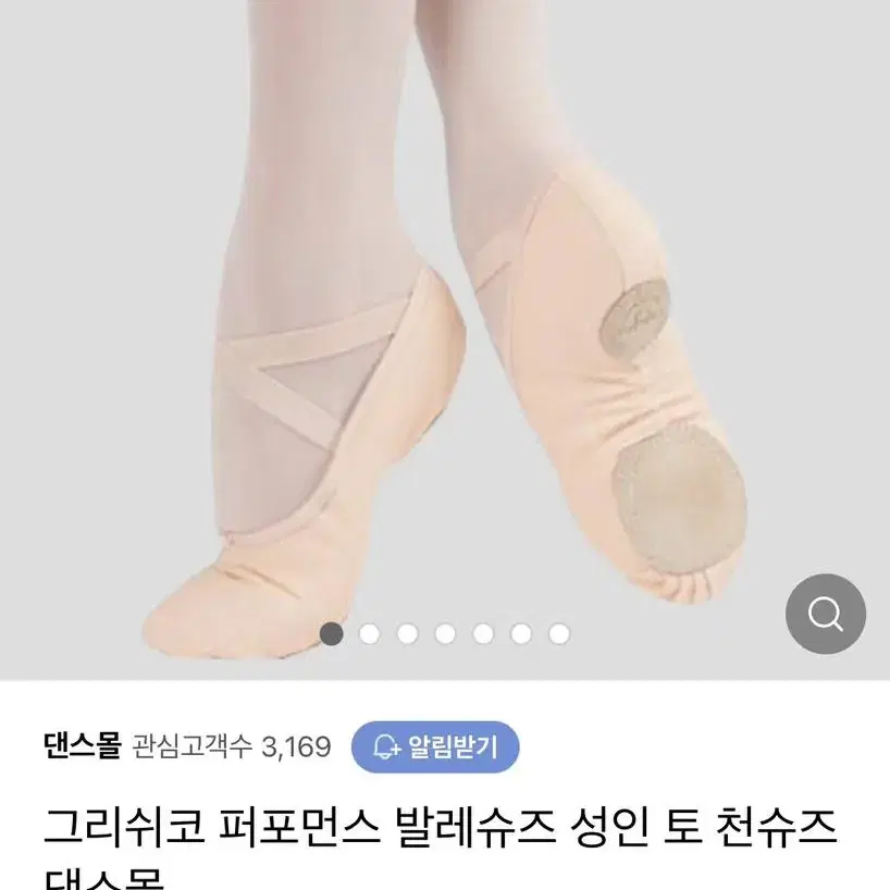 그리쉬코 퍼포먼스 발레슈즈 성인 토 천슈즈 댄스몰 40(255)