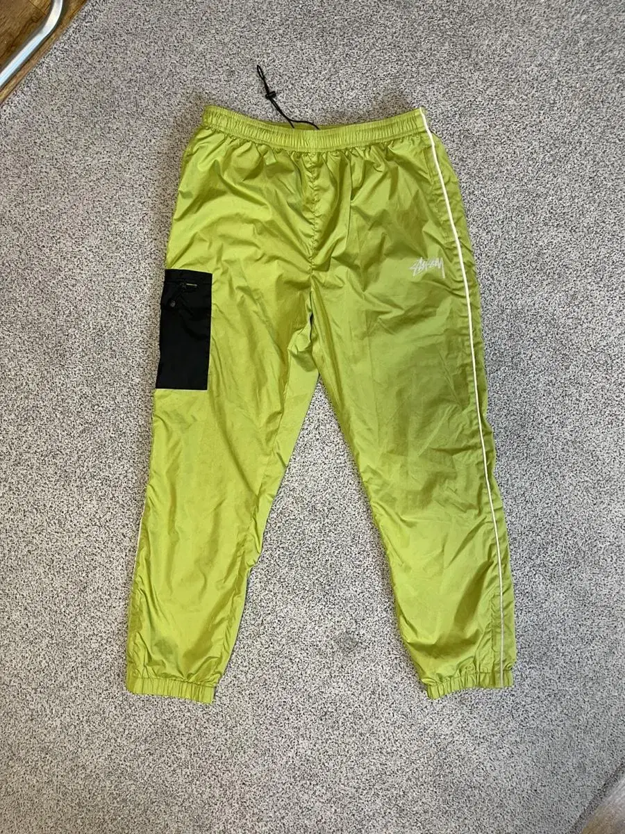 [S] Stussy Track Pants Lime