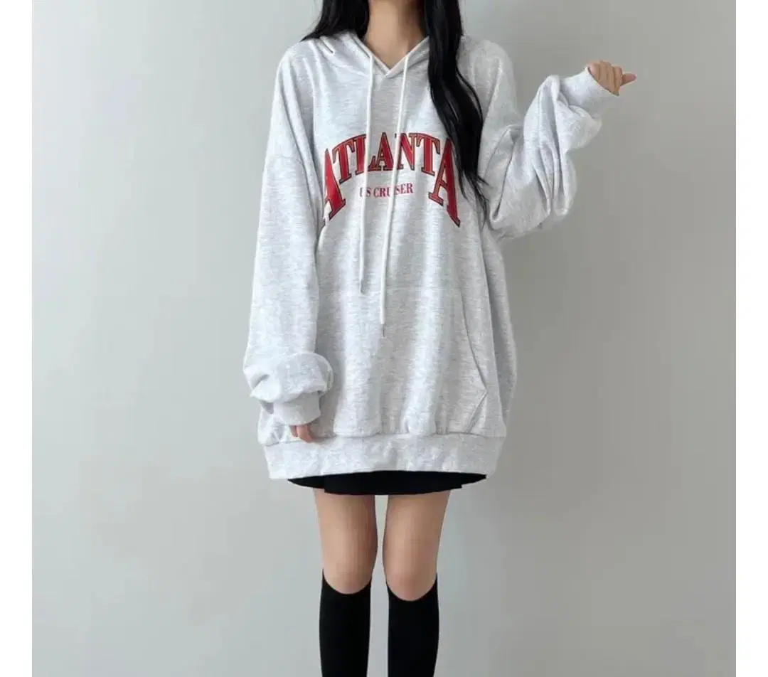 (Overfit) Atlanta Specialty Cotton Hoodie