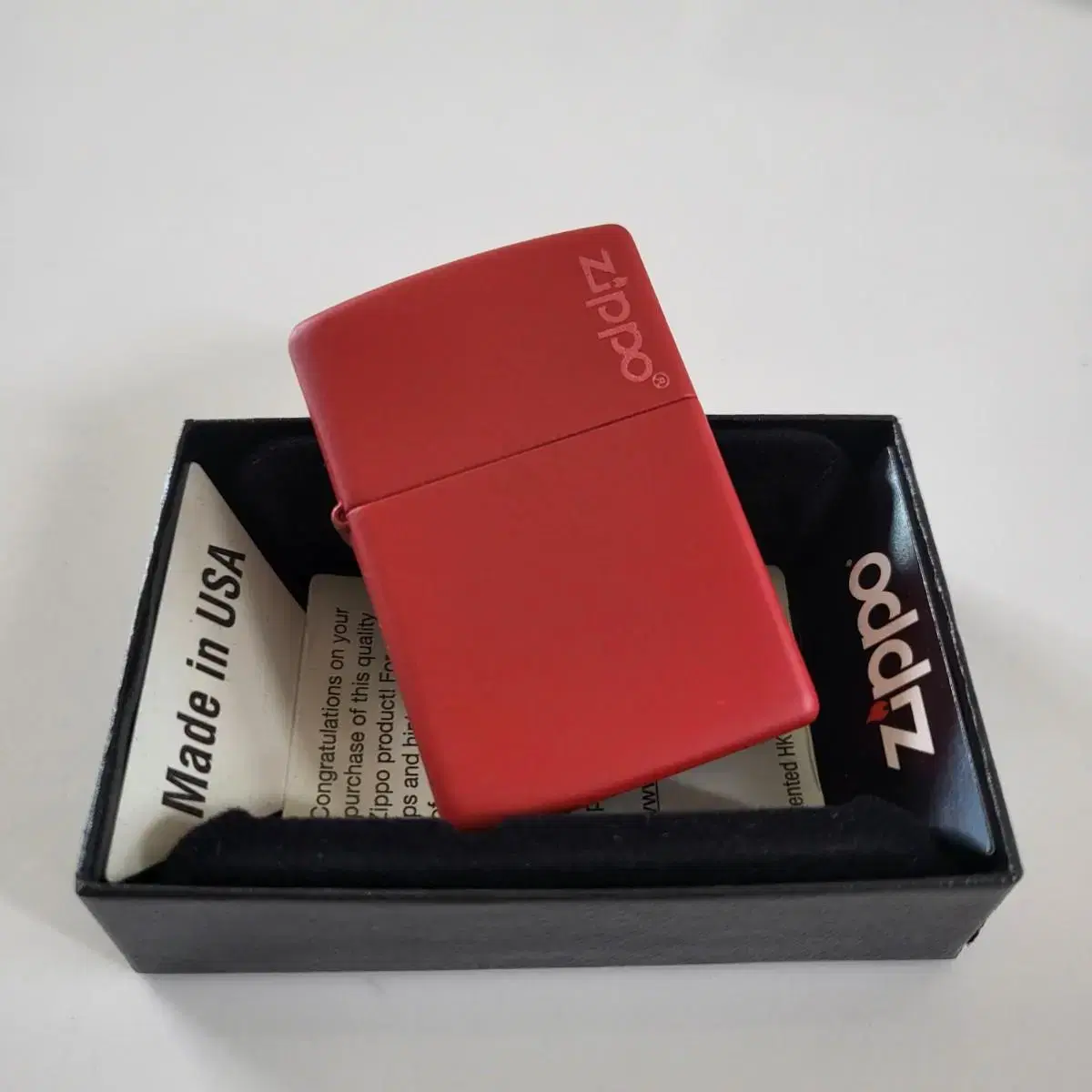 정품 233ZL ZIPPO LOGO 미개봉 새 지포라이터