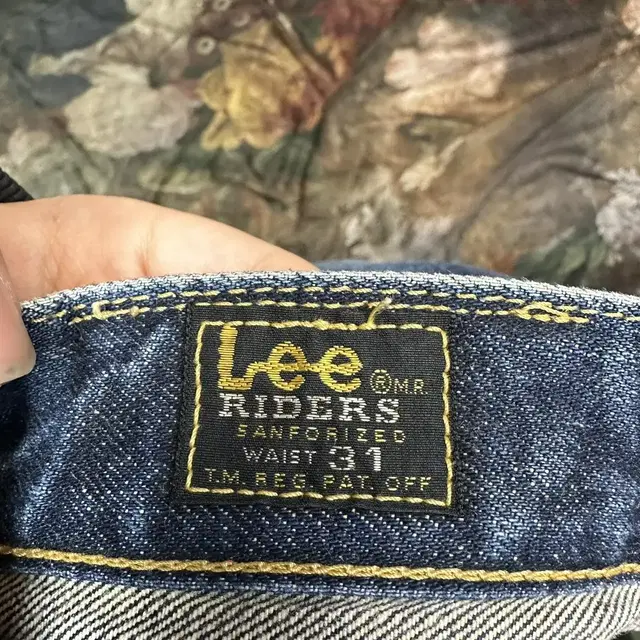 Lee RIDERS 빈티지 일본판 진청워싱데님진 31*35 리바이스