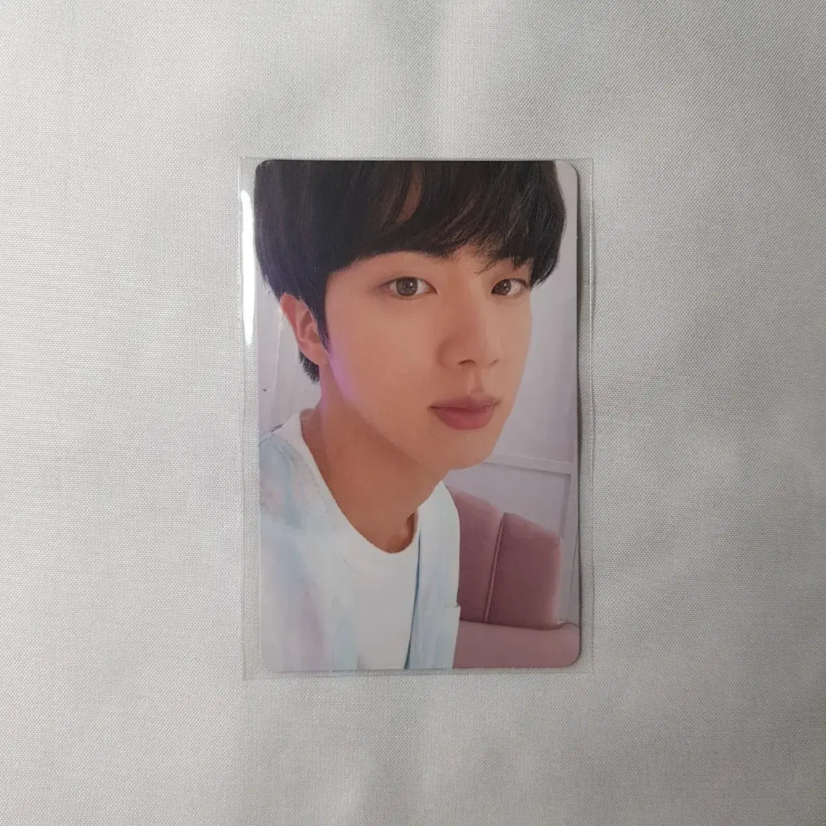 bangtan essentials seokjin photocard ive new jeans riize bemonserafim wonyoung photocard