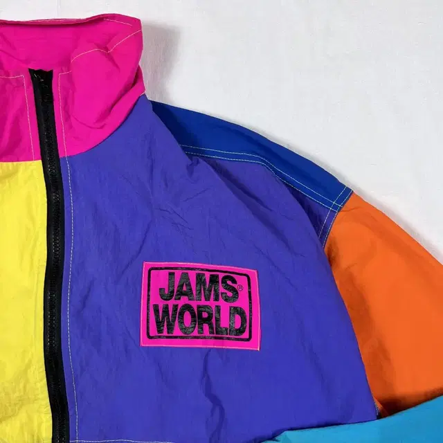 90s 잼스월드 jams world 멀티컬러 올드스툴자켓