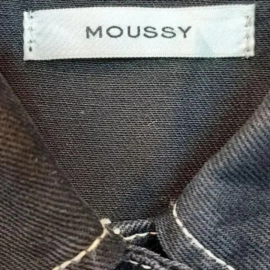 MOUSSY 데님 점프슈트