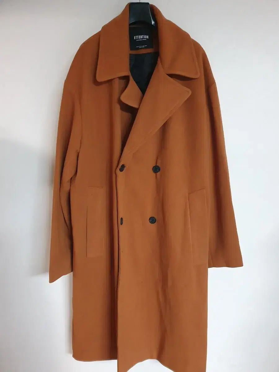 Men's bom gaeul Intermittent Overcoat-Camel (~Size 115)