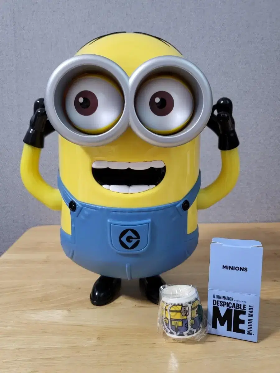 Minions Popcorn Bucket (with masking tape)