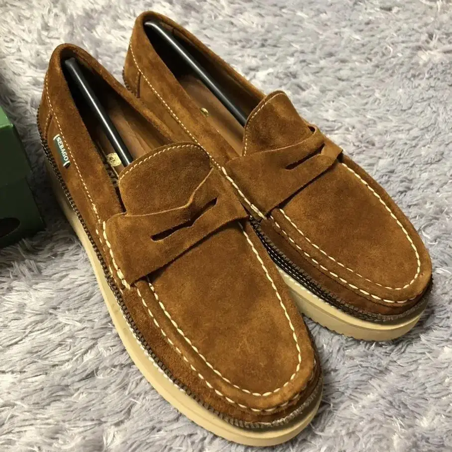 (새제품) SEBAGO CAMPSIDE 스웨이드 패니로퍼