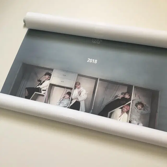 방탄 2018 메모리즈 블루레이 족자봉