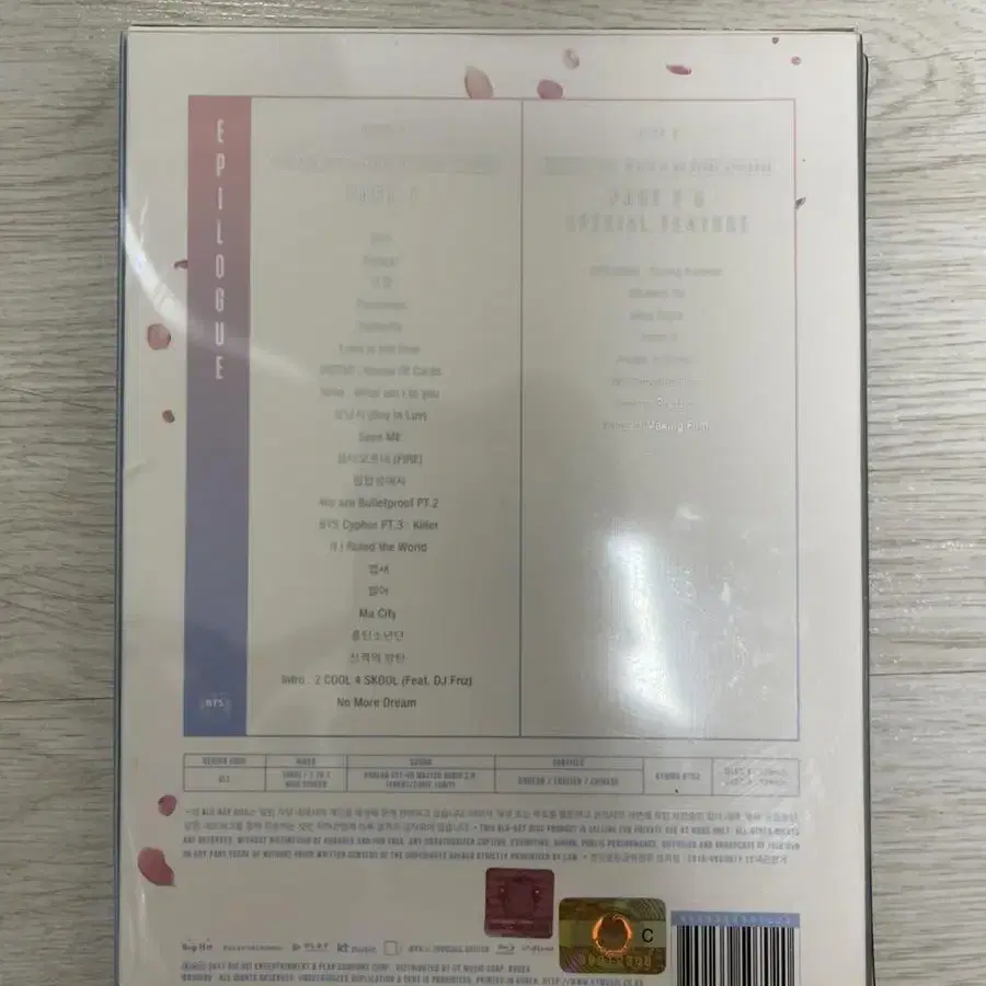 BTS 2016 live on stage epilogue 2disc