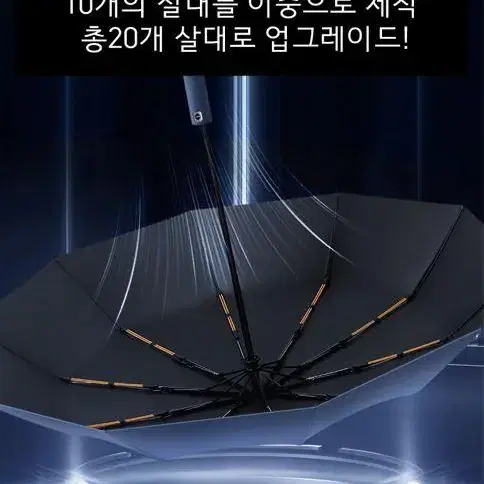 [새상품 무료배송] LED 라이트 후레쉬 3단 자동우산 PU가죽커버