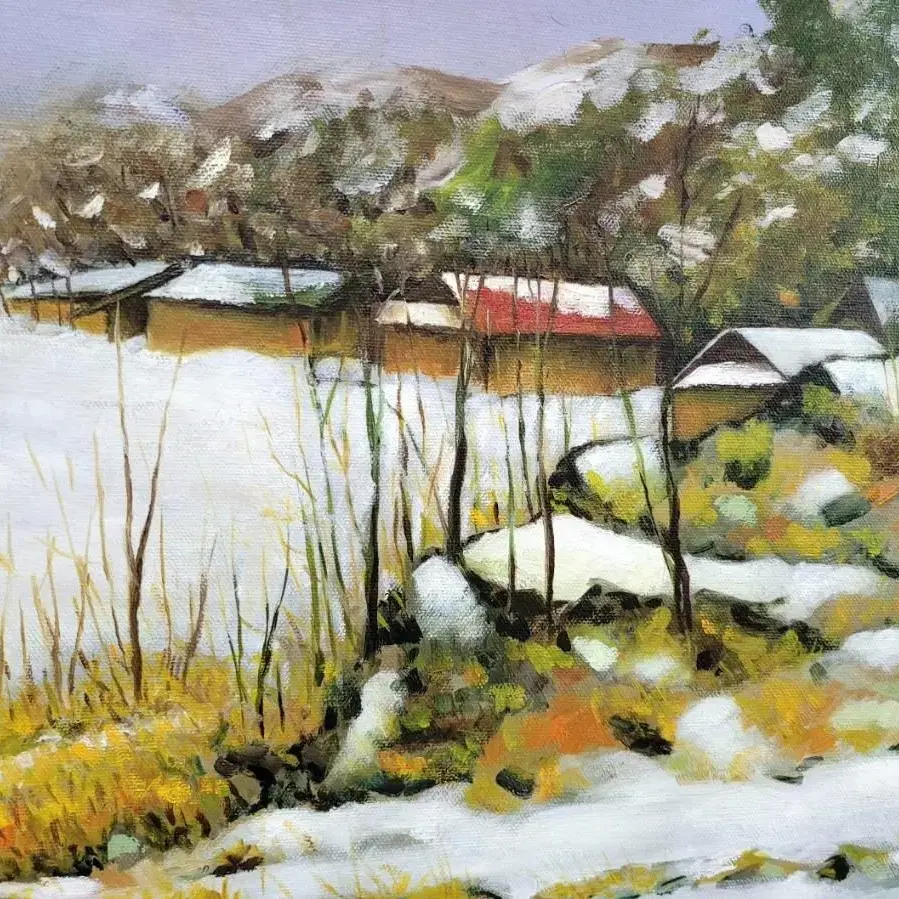 8.   설경1 oil on canvas  15호