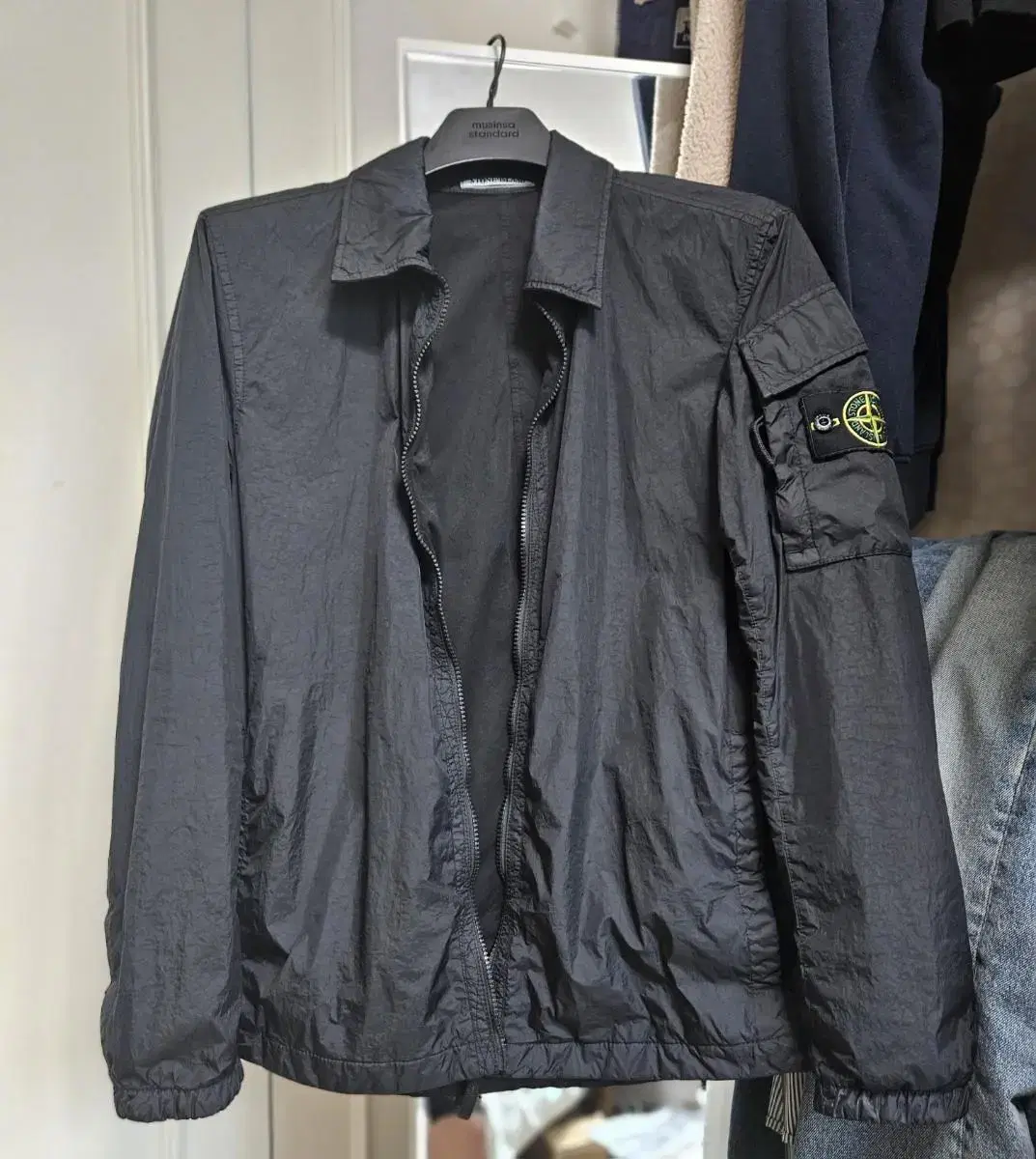 Stone Island Crinkleclaps Nylon Overshirt