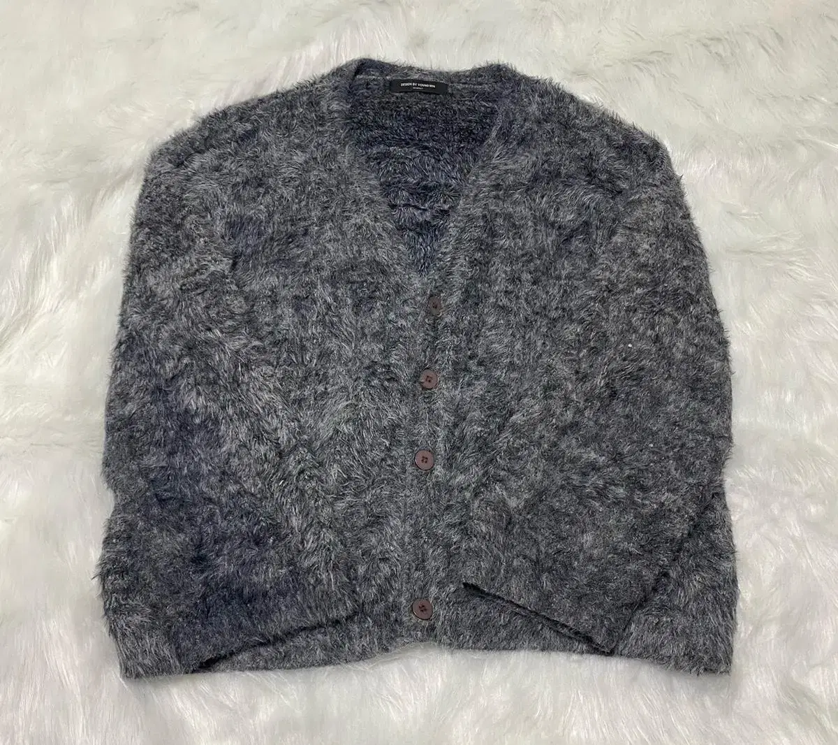 (Unisex) mohair cardigan