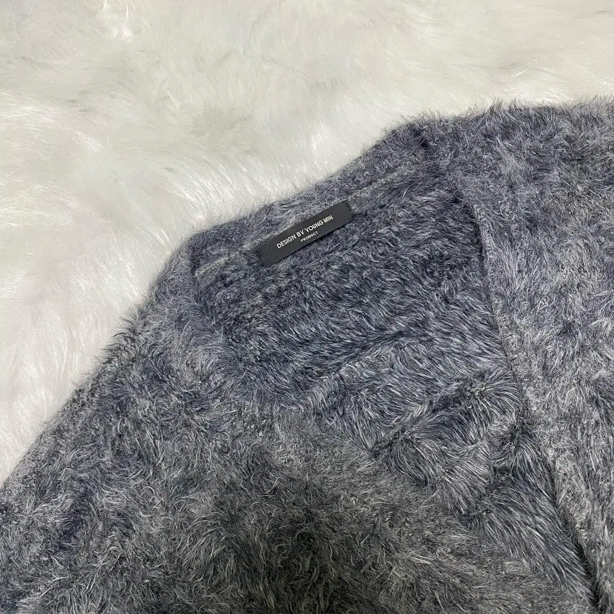 (Unisex) mohair cardigan