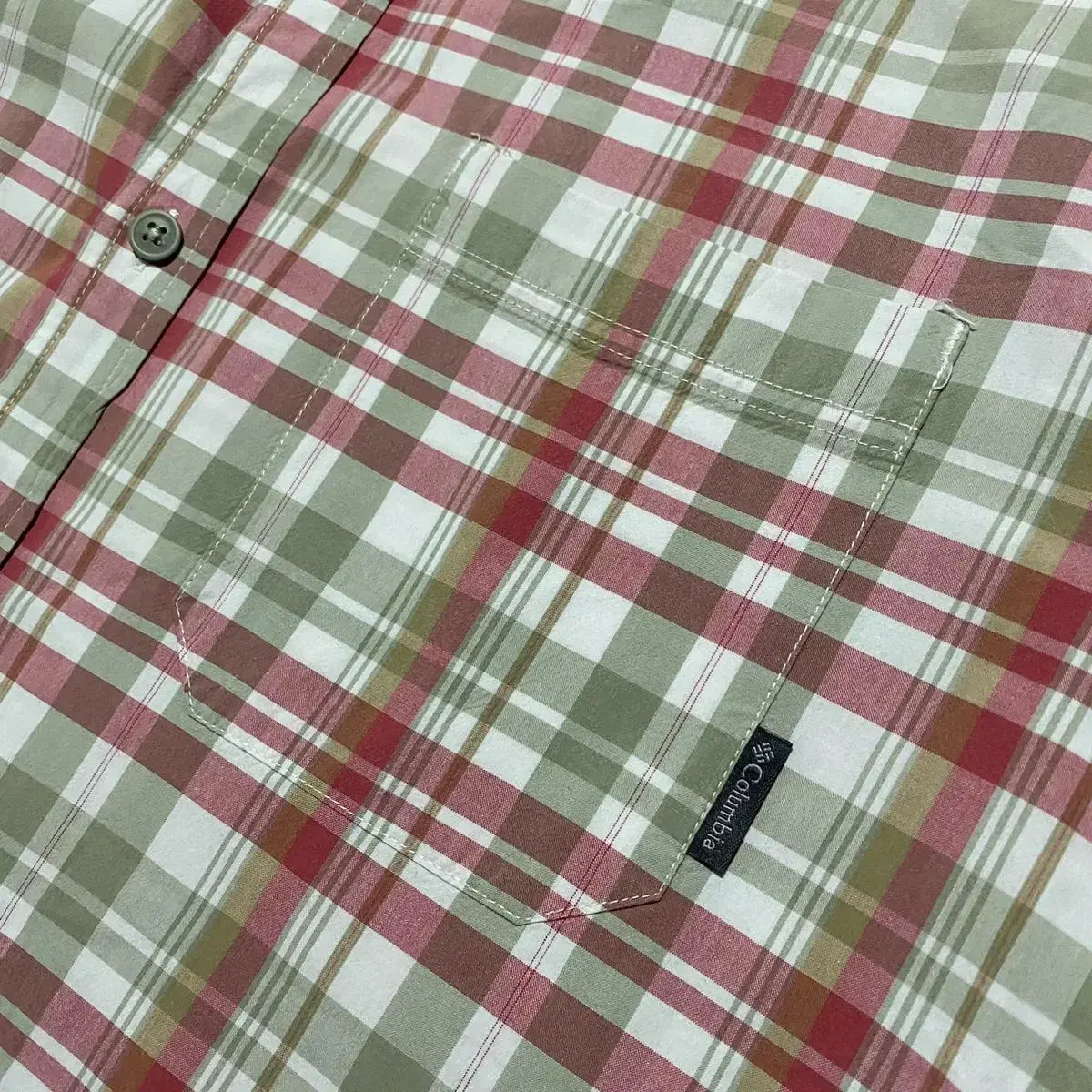 COLUMBIA S/S Flannel Shirts Sz L