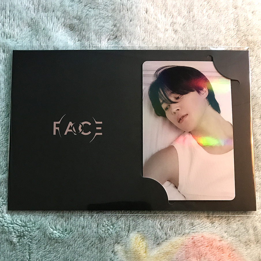 방탄소년단 지민 FACE 솔로앨범 일본FC+유니버셜특전 포카 엽서 일괄