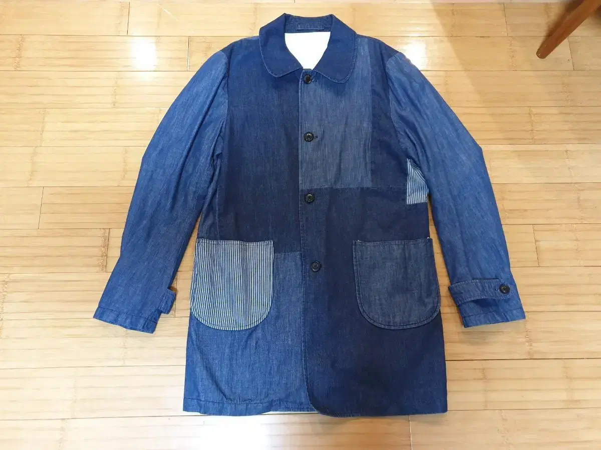 VivaStudio Patchwork Denim Coat Jacket