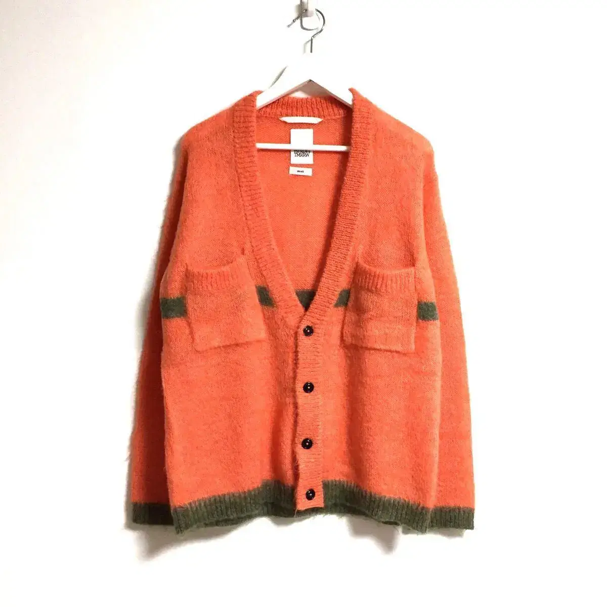 Yesterday Tomorrow Mohair Cardigan Orange L