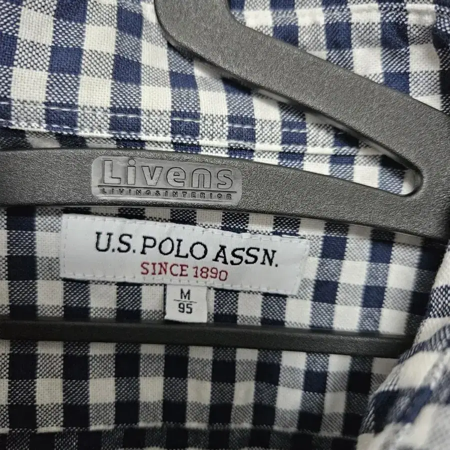 US.POLO 체크남방 여m. jj575