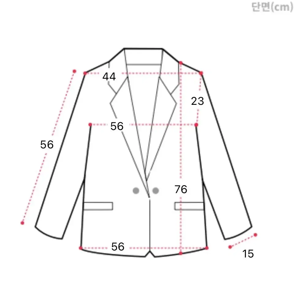 체크 자켓(누빔 안감)