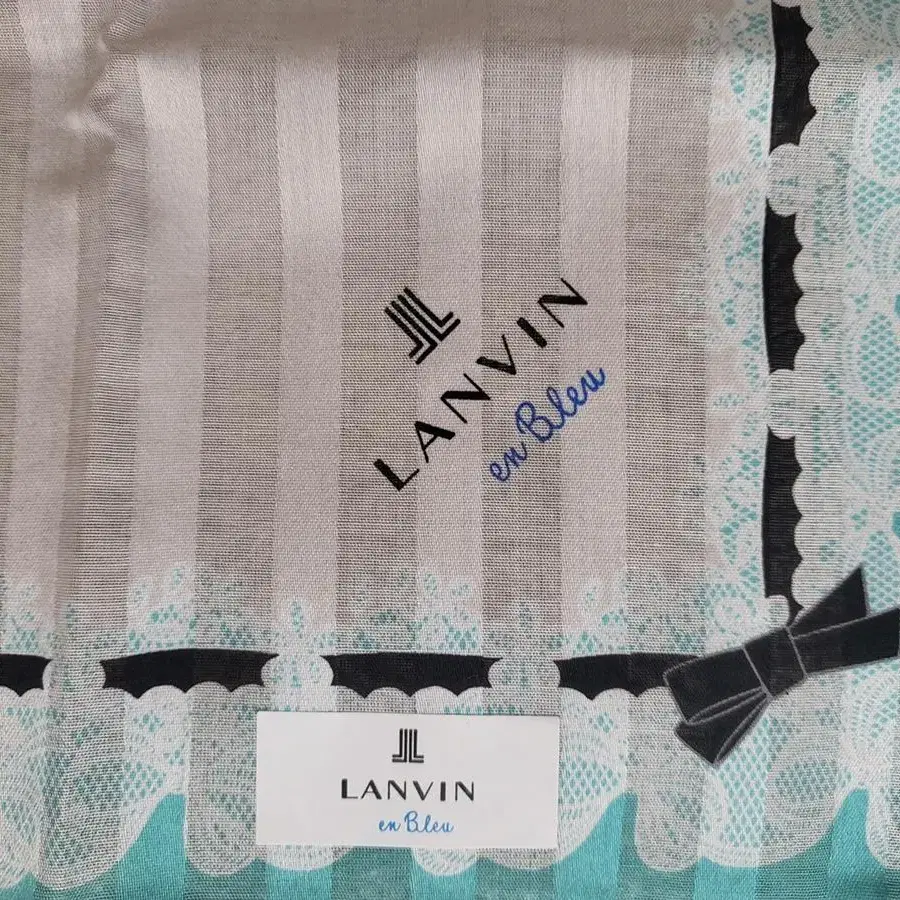 랑방 LANVIN 손수건 스카프 새상품