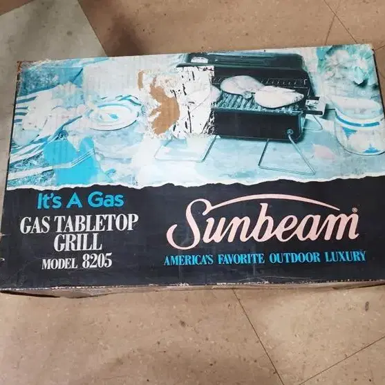 캠핑용 그릴 (Sunbeam Gas tabletop Grill)