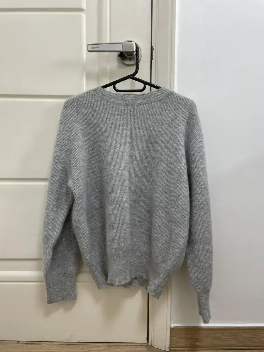 Gray Angora Knit