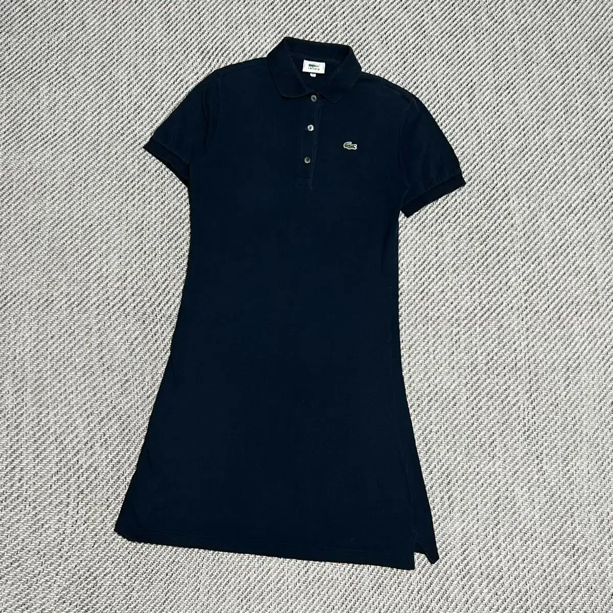 [ L ] Lacoste 라코스테 네이비 미니 피케 원피스