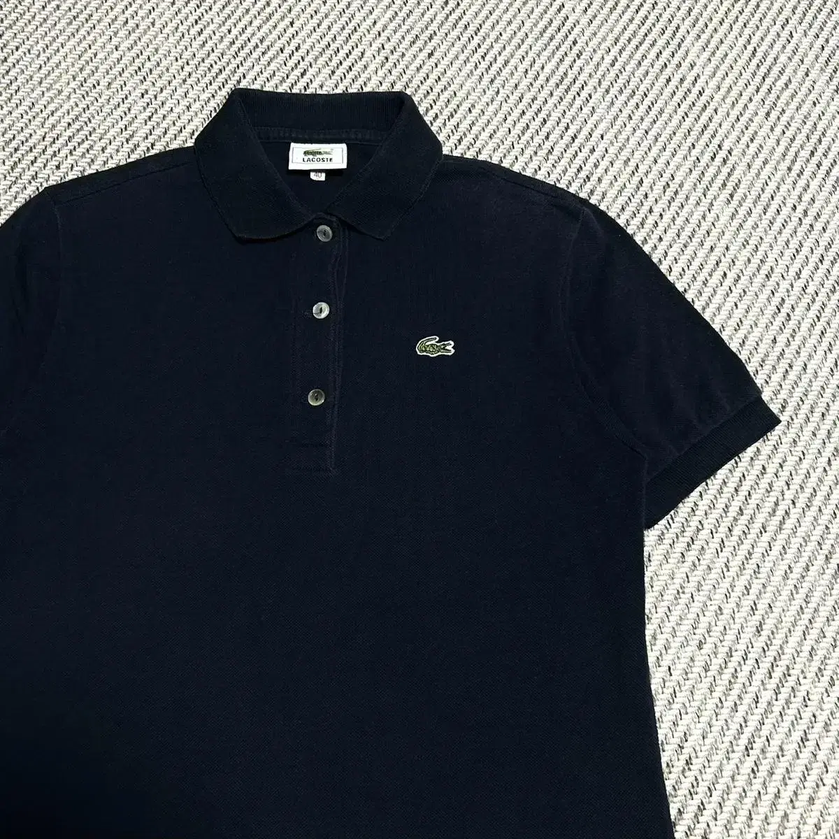 [ L ] Lacoste 라코스테 네이비 미니 피케 원피스