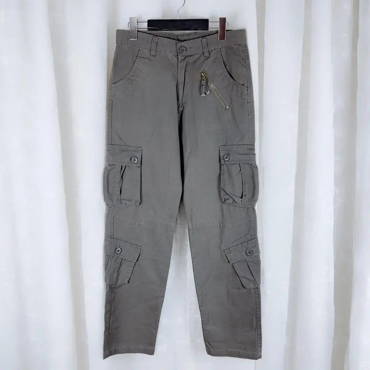 Vintage Dark Gray Cargo Pants