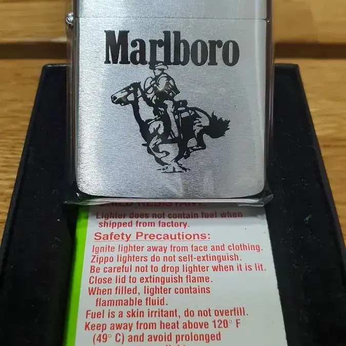 1988 zippo lighter 지포 라이터 말보로 라이더