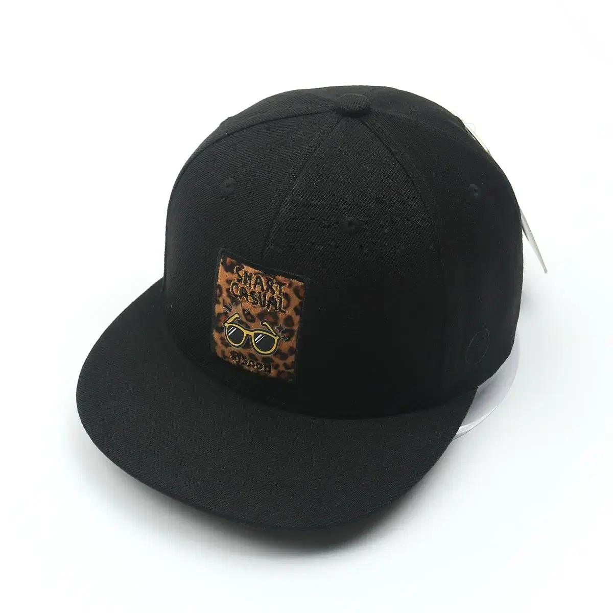 56-59cm Black Snapback Hat / C012P-027