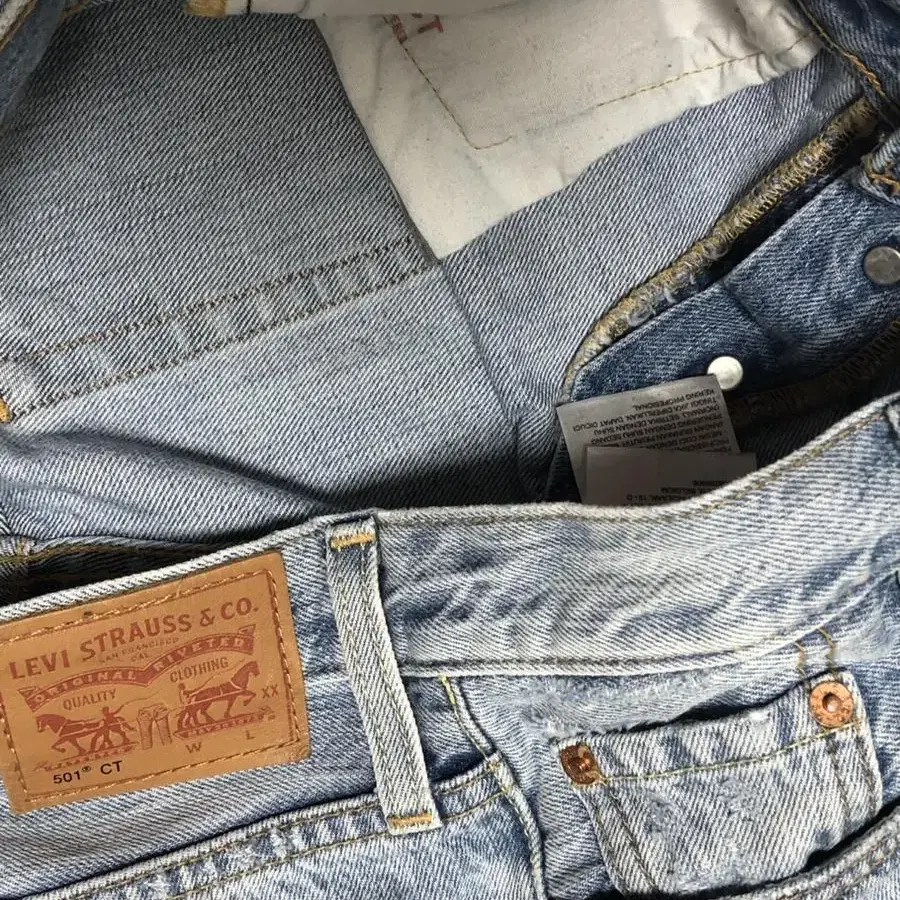 Levis 501 CT 리바이스 연청진 리바이스 청바지 26-28