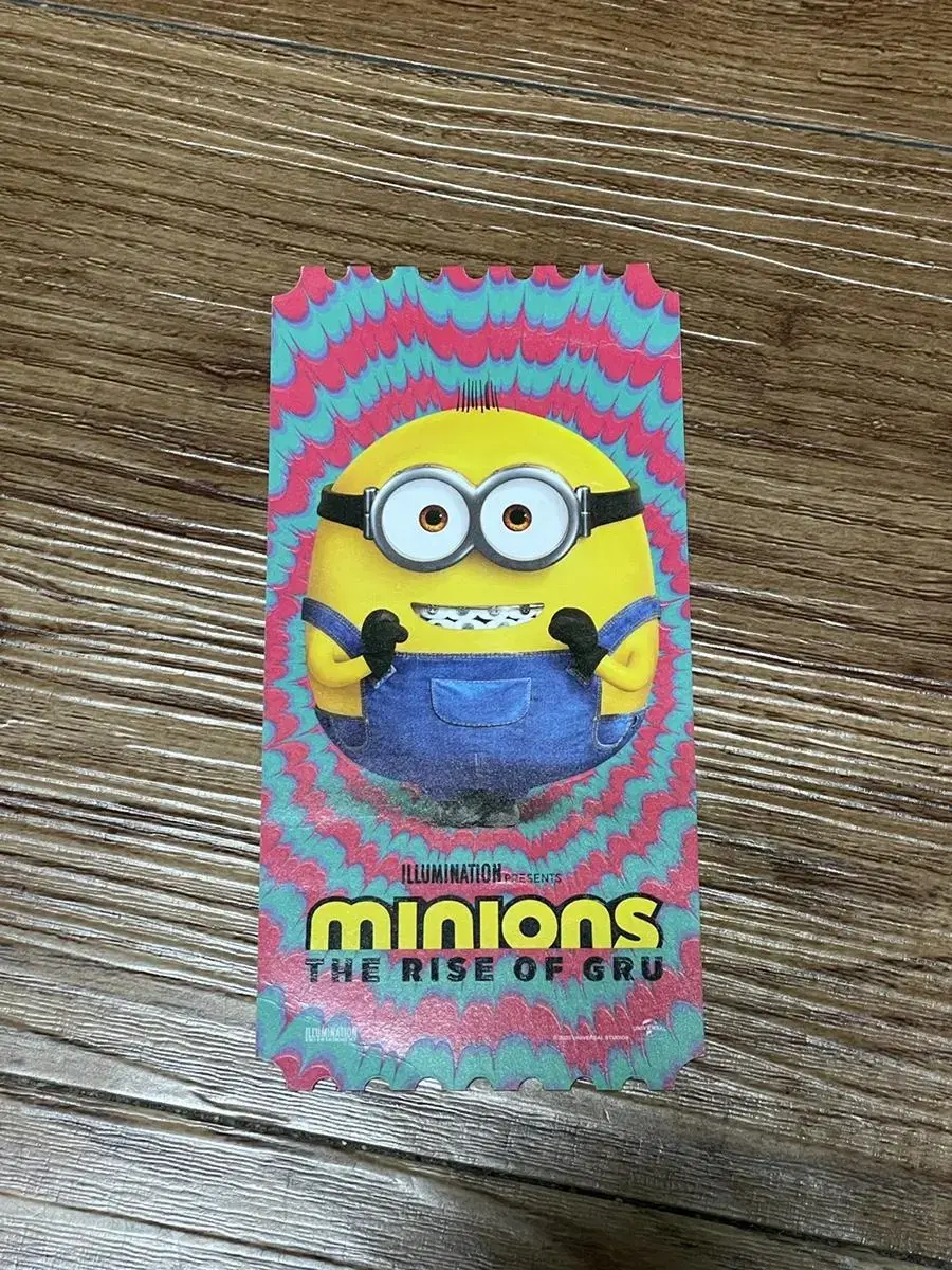 Minions Original Ticket