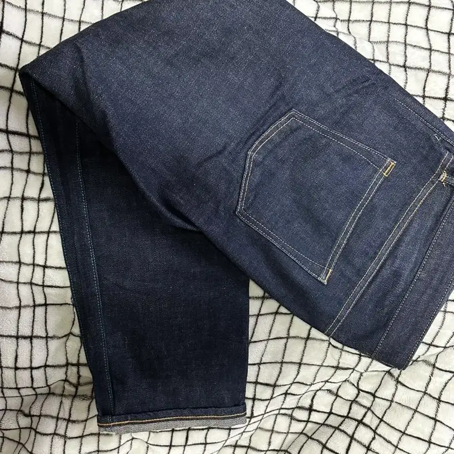 Japan blue jeans tight straight raw