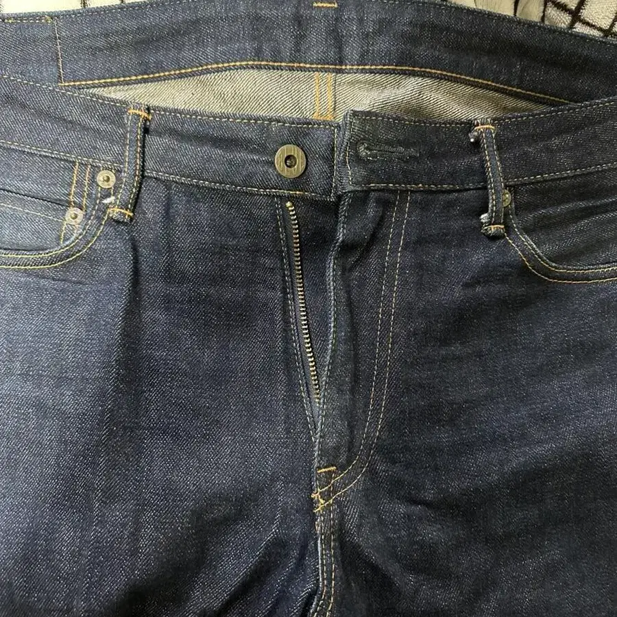 Japan blue jeans tight straight raw