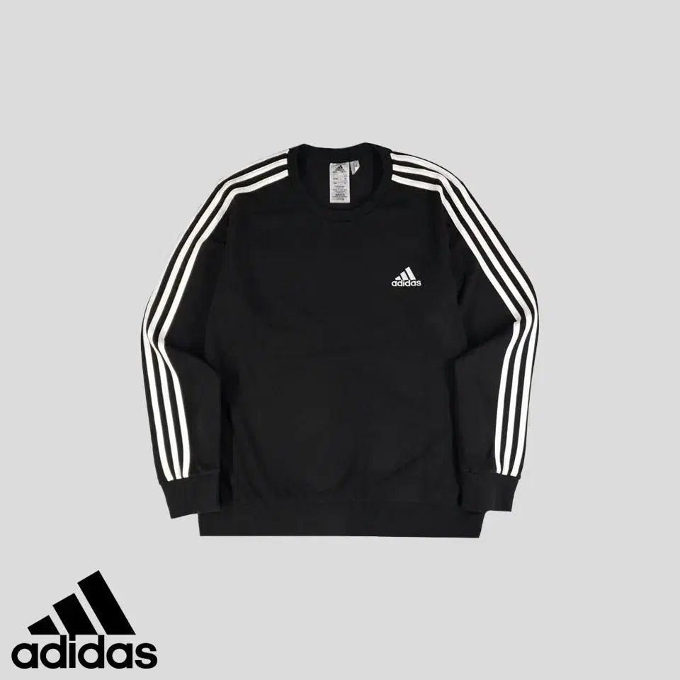 Adidas Black White Three-Season Sideline Cotton Blend Man T-Shirt SIZE