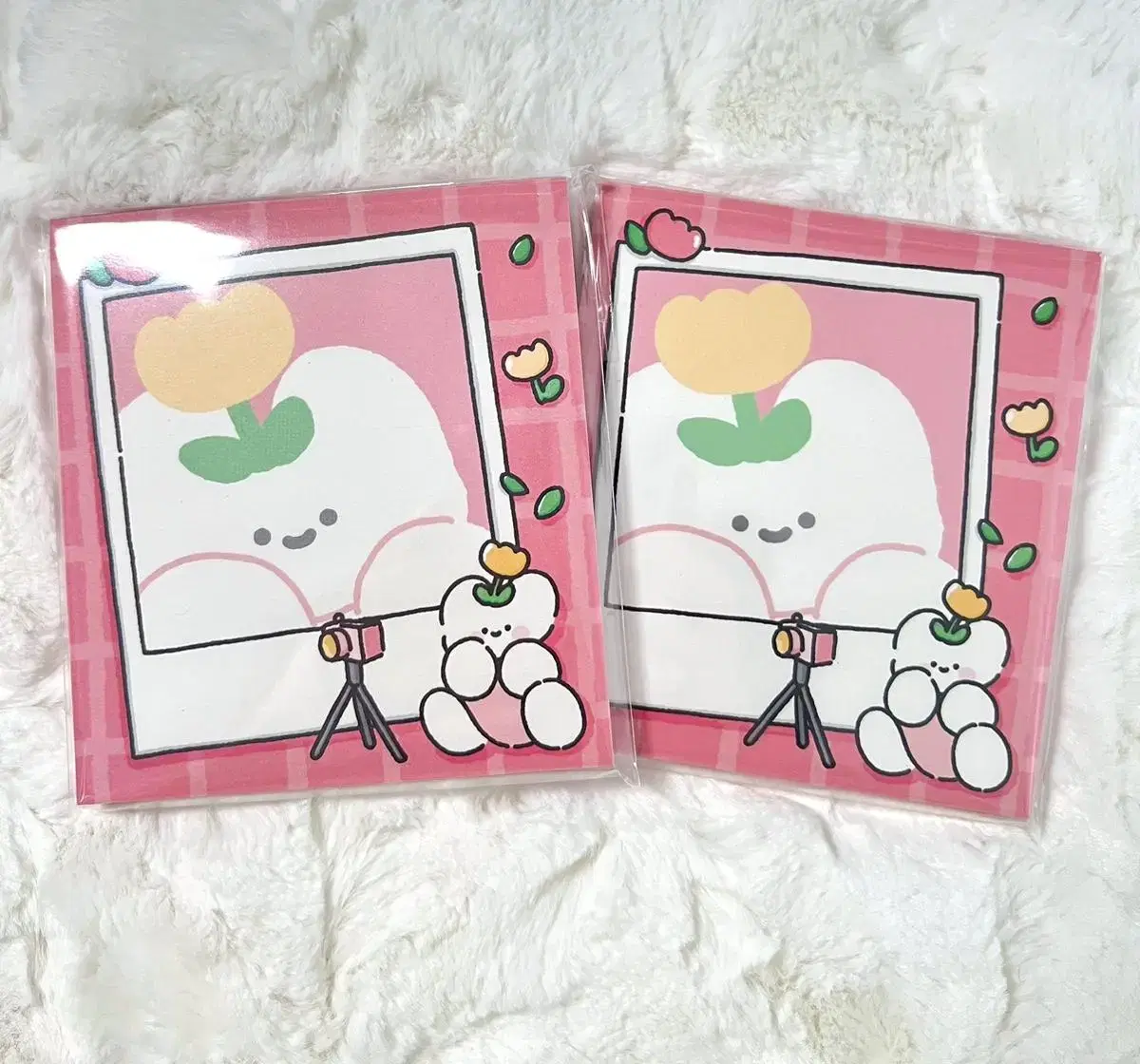 Polaroid barley rice cake memo pad