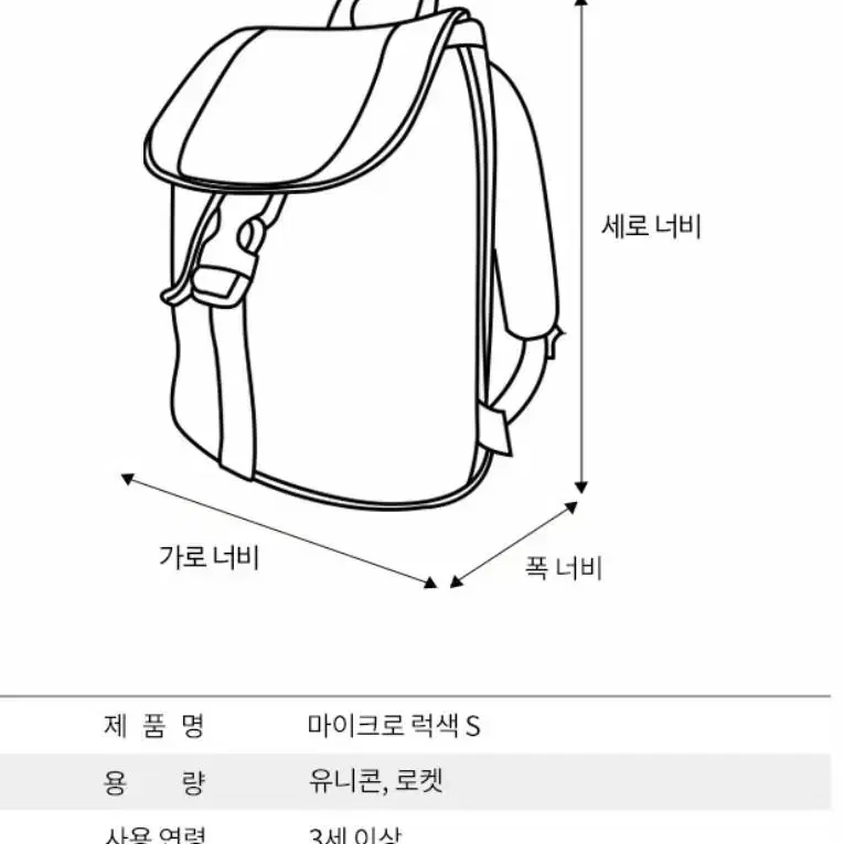 마이크로킥보드 유니콘 럭섹 (런치백, 가방) + led 라이트 퍼플