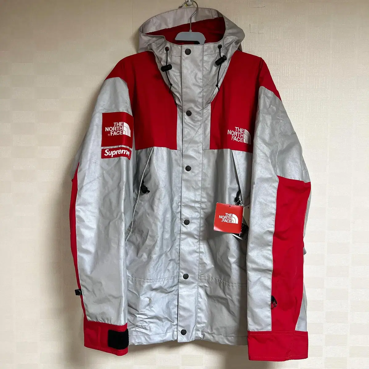 [XL] Supreme The North Face 13SS 3M Reflective Jacket Red