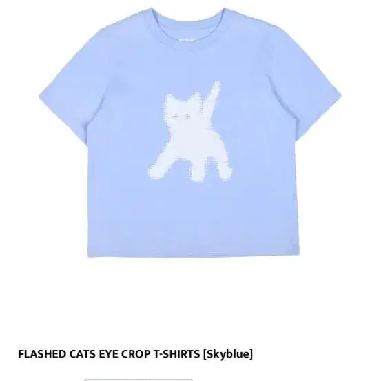 aeae FLASHED CATS EYE CROP T-SHIRTS